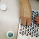 A pharmacy technician filling out a prescription of Levoxyl at the Rosemont Pharmacy in Portland, Maine on January 18, 2006